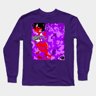 Demon Girl's Fear of the Unknown Long Sleeve T-Shirt